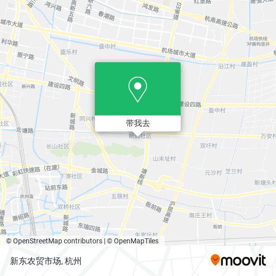 新东农贸市场地图