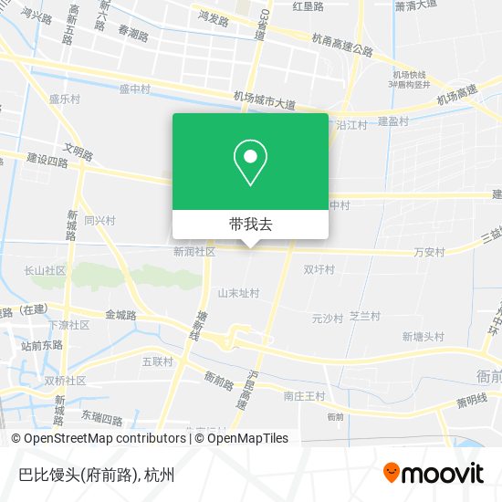 巴比馒头(府前路)地图