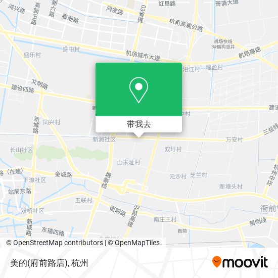 美的(府前路店)地图