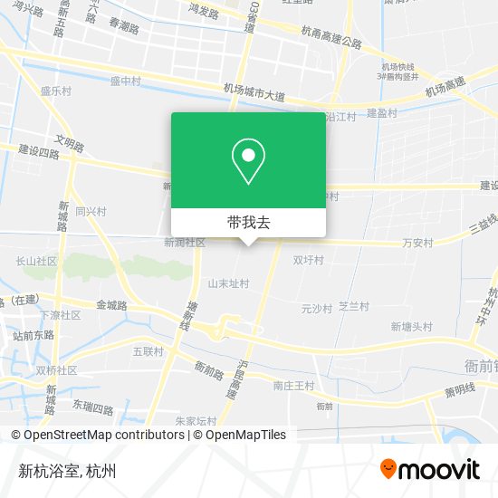 新杭浴室地图
