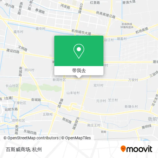 百斯威商场地图