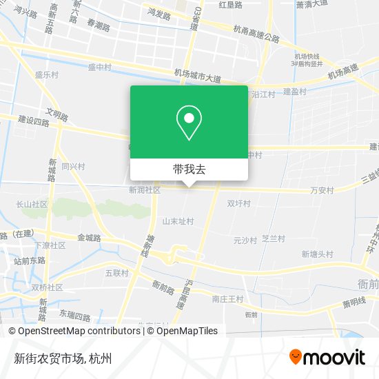 新街农贸市场地图