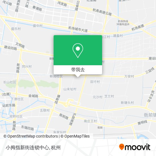 小拇指新街连锁中心地图