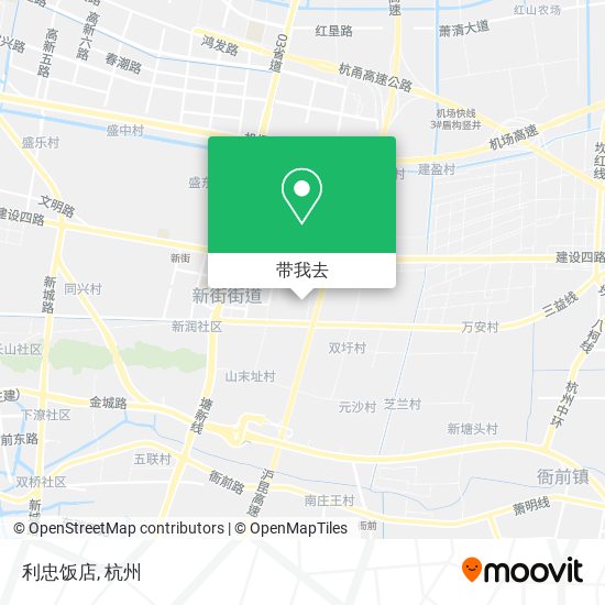 利忠饭店地图