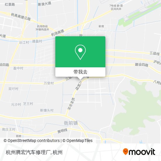 杭州腾宏汽车修理厂地图