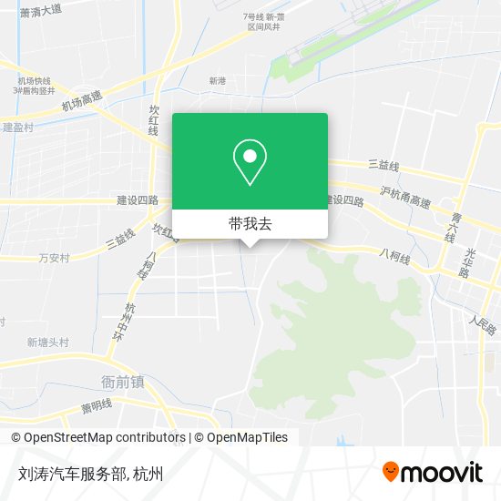 刘涛汽车服务部地图