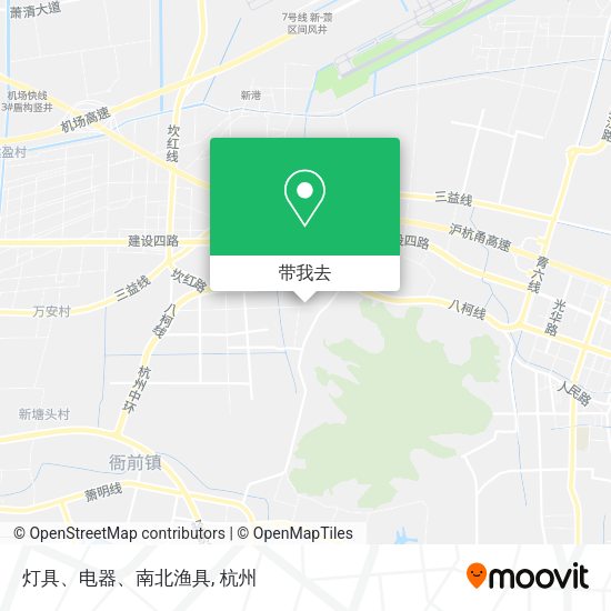 灯具、电器、南北渔具地图