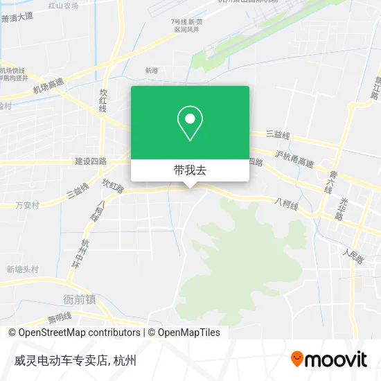 威灵电动车专卖店地图