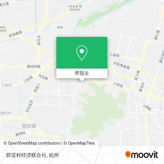 群谊村经济联合社地图