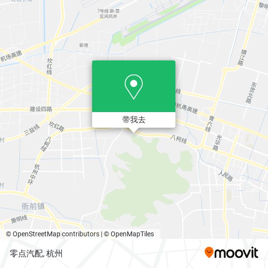 零点汽配地图