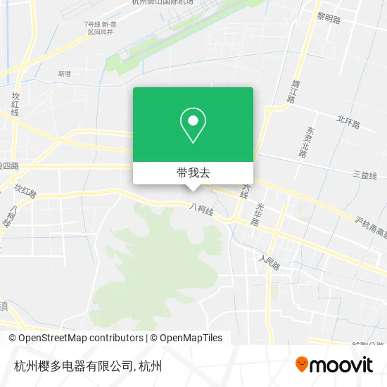 杭州樱多电器有限公司地图