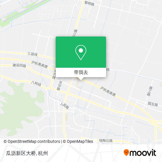 瓜沥新区大桥地图