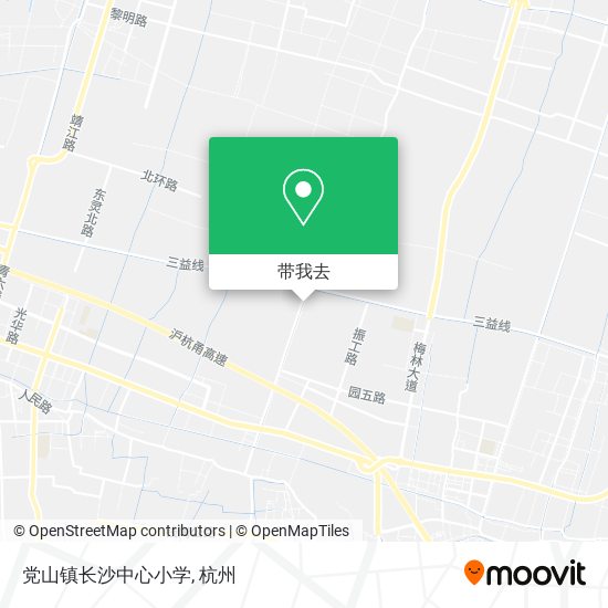 党山镇长沙中心小学地图