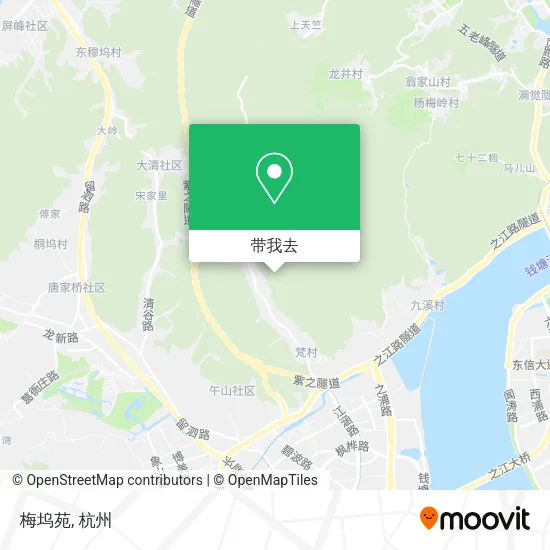梅坞苑地图