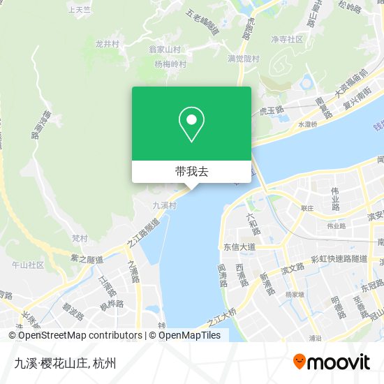 九溪·樱花山庄地图