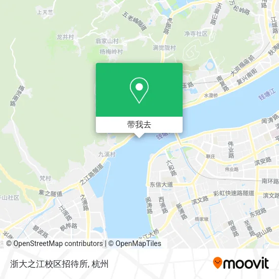浙大之江校区招待所地图