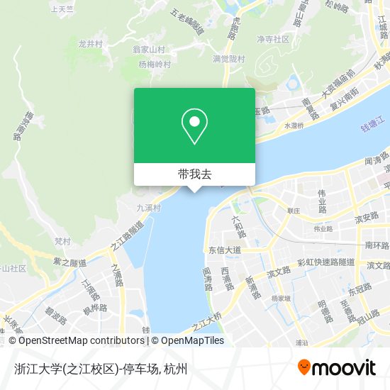浙江大学(之江校区)-停车场地图