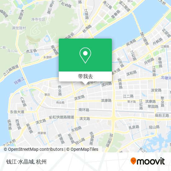 钱江·水晶城地图