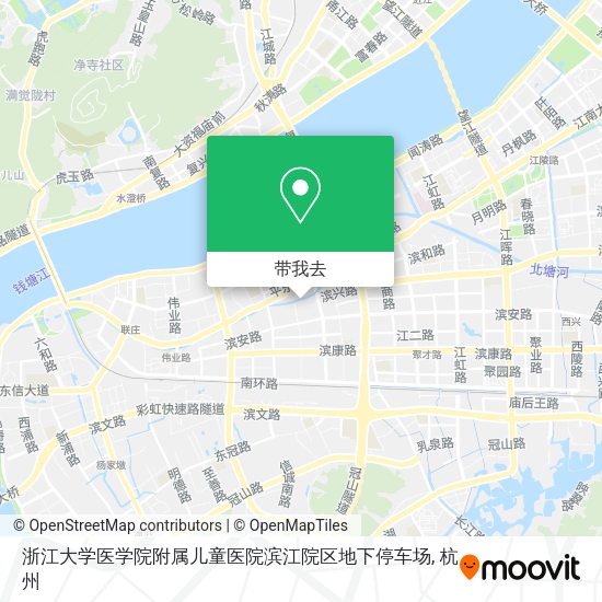 浙江大学医学院附属儿童医院滨江院区地下停车场地图