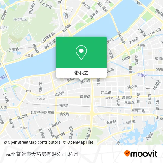 杭州普达康大药房有限公司地图