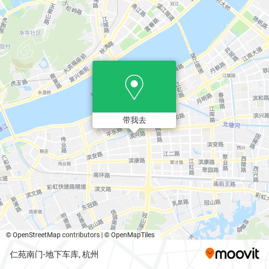 仁苑南门-地下车库地图