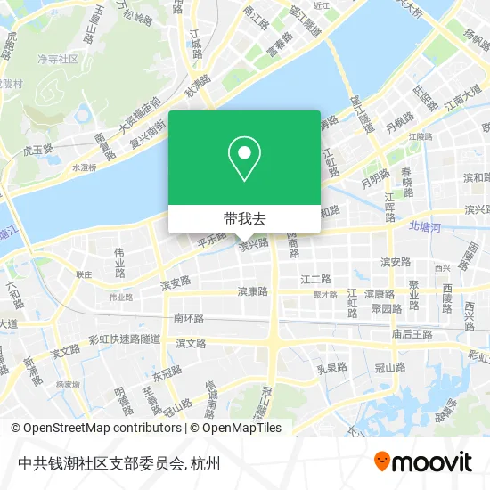 中共钱潮社区支部委员会地图