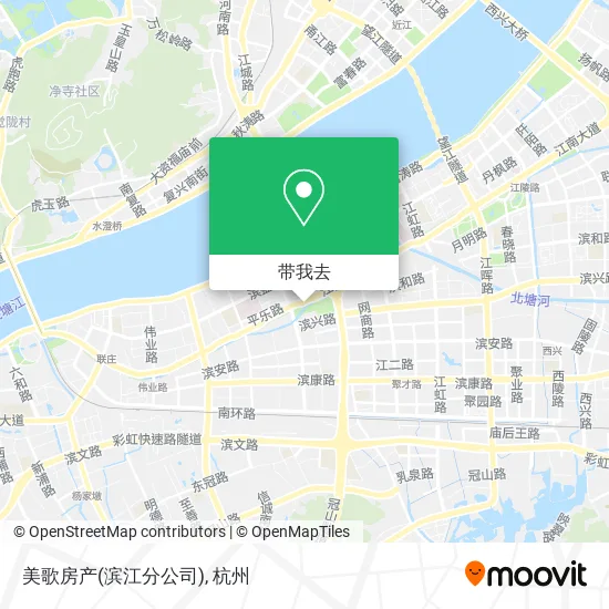 美歌房产(滨江分公司)地图