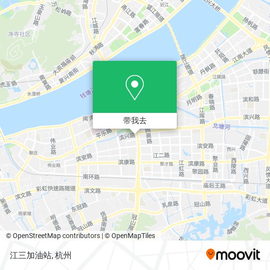 江三加油站地图