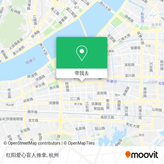 红阳爱心盲人推拿地图