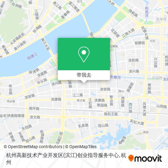 杭州高新技术产业开发区(滨江)创业指导服务中心地图