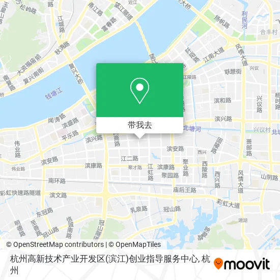 杭州高新技术产业开发区(滨江)创业指导服务中心地图