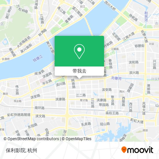 保利影院地图