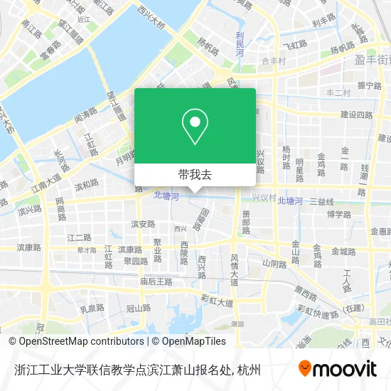 浙江工业大学联信教学点滨江萧山报名处地图