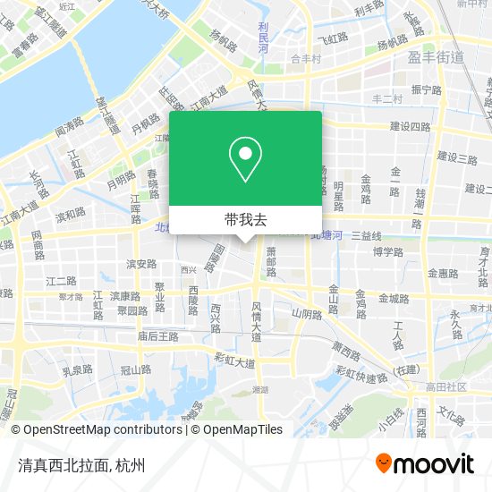 清真西北拉面地图