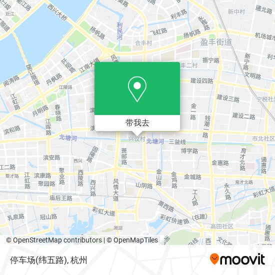 停车场(纬五路)地图