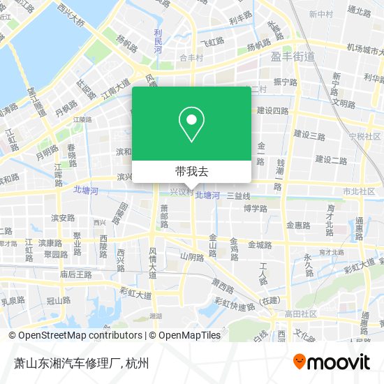 萧山东湘汽车修理厂地图