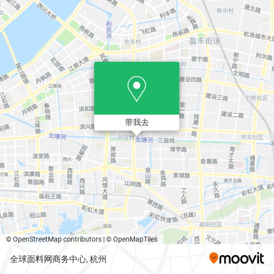 全球面料网商务中心地图