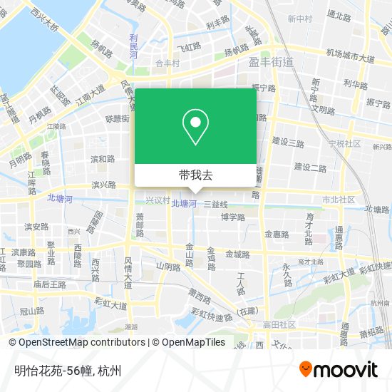 明怡花苑-56幢地图