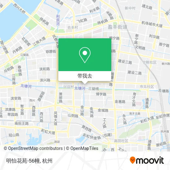 明怡花苑-56幢地图