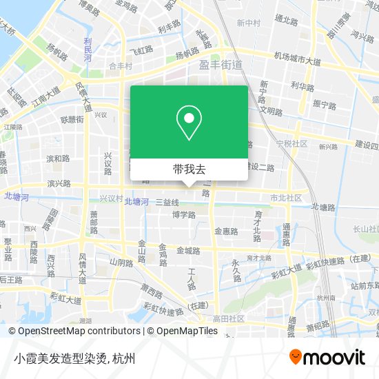 小霞美发造型染烫地图