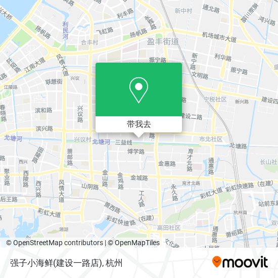 强子小海鲜(建设一路店)地图