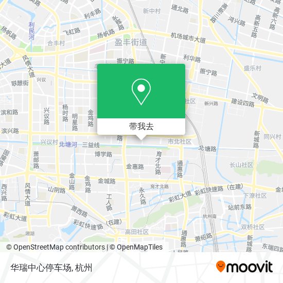 华瑞中心停车场地图