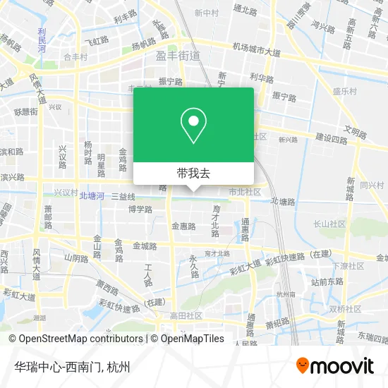 华瑞中心-西南门地图