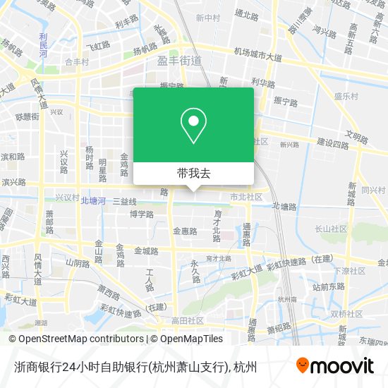 浙商银行24小时自助银行(杭州萧山支行)地图