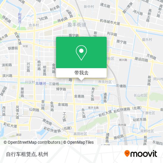 自行车租赁点地图