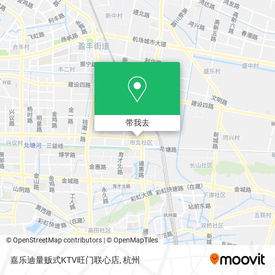 嘉乐迪量贩式KTV旺门联心店地图