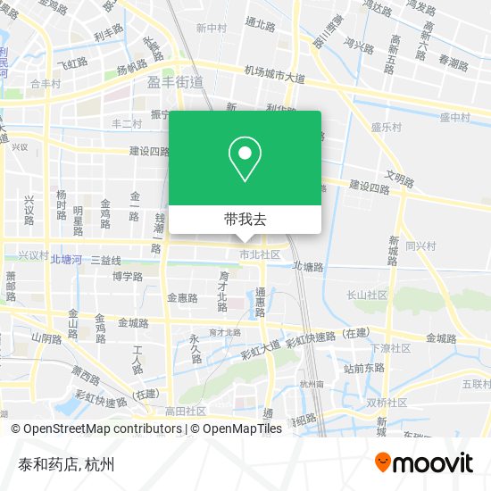 泰和药店地图