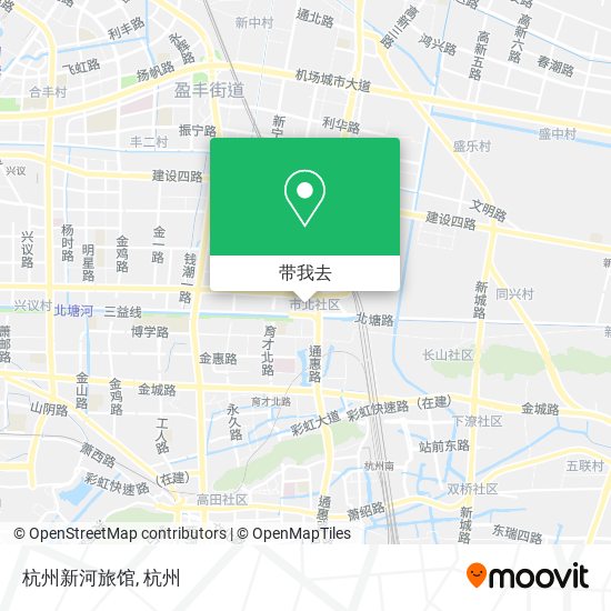 杭州新河旅馆地图