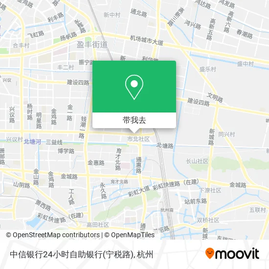 中信银行24小时自助银行(宁税路)地图