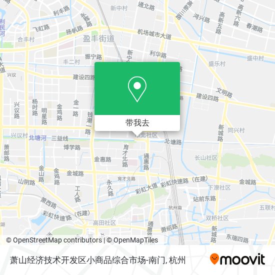 萧山经济技术开发区小商品综合市场-南门地图